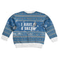 Martin Luther King Jr Christmas Kid Ugly Christmas Sweater I Have A Dream Quote Ugly Knitted Pattern