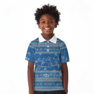 Martin Luther King Jr Christmas Kid Polo Shirt I Have A Dream Quote Ugly Sweater Knitted Pattern