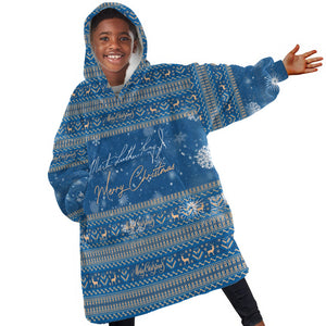 Martin Luther King Jr Christmas Kid Wearable Blanket Hoodie I Have A Dream Quote Ugly Sweater Knitted Pattern