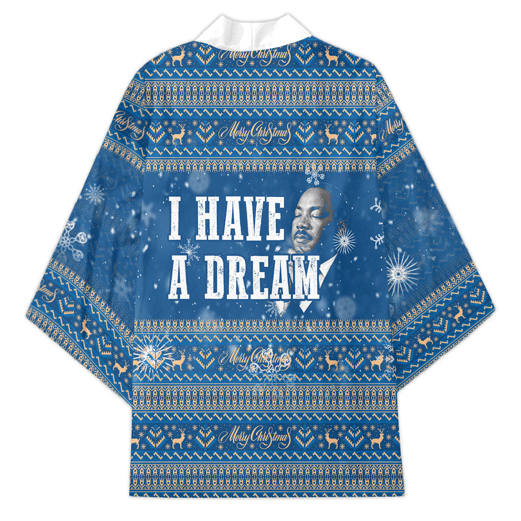 Martin Luther King Jr Christmas Kimono I Have A Dream Quote Ugly Sweater Knitted Pattern