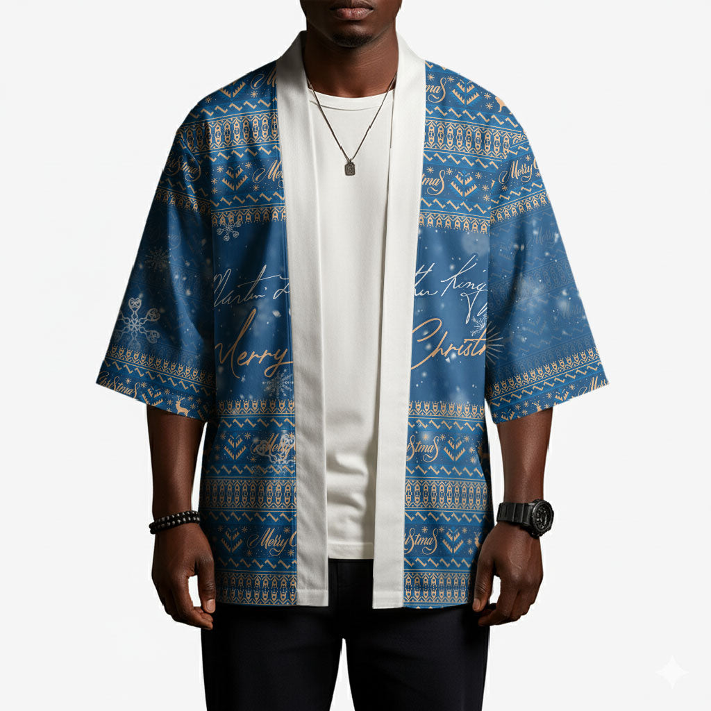 Martin Luther King Jr Christmas Kimono I Have A Dream Quote Ugly Sweater Knitted Pattern