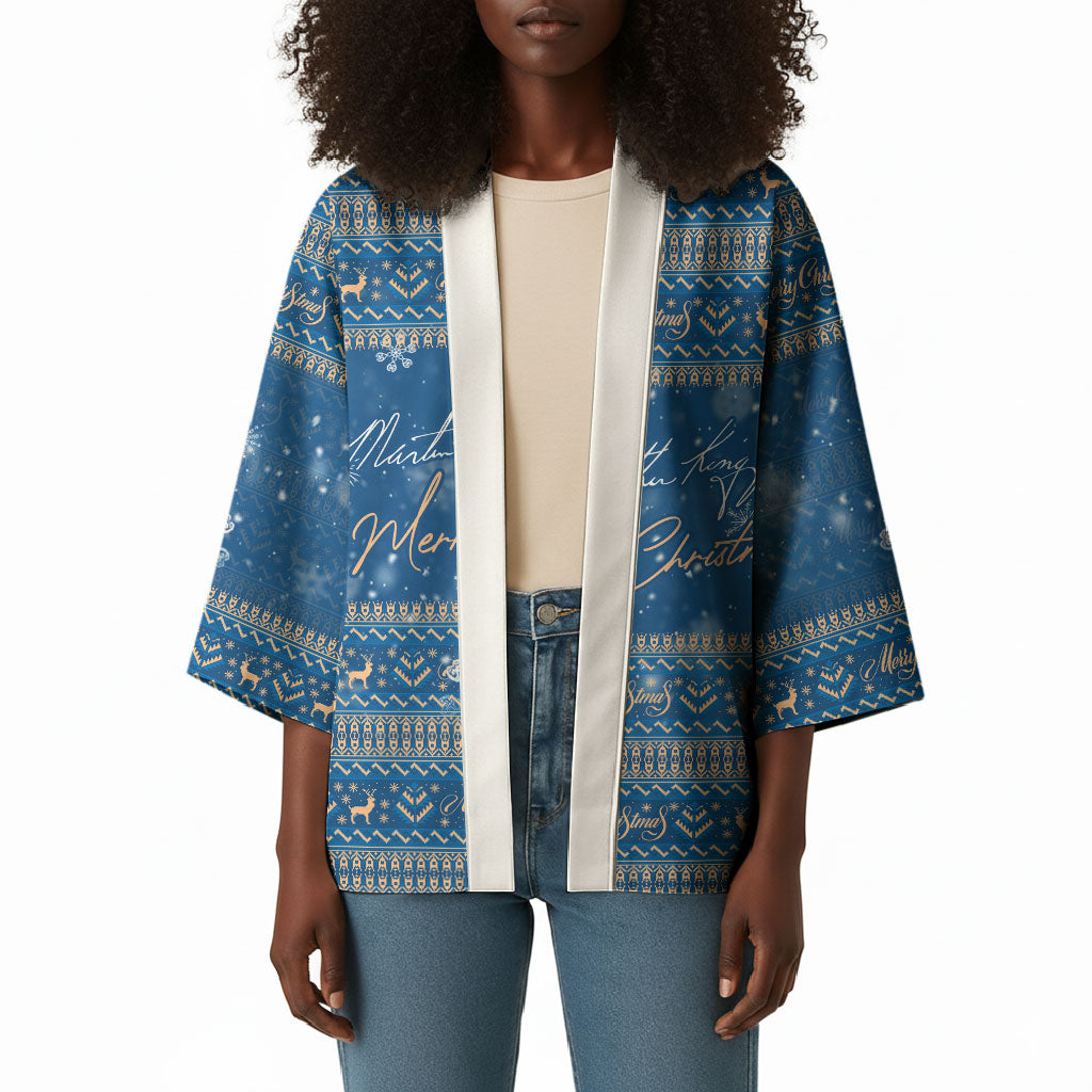 Martin Luther King Jr Christmas Kimono I Have A Dream Quote Ugly Sweater Knitted Pattern