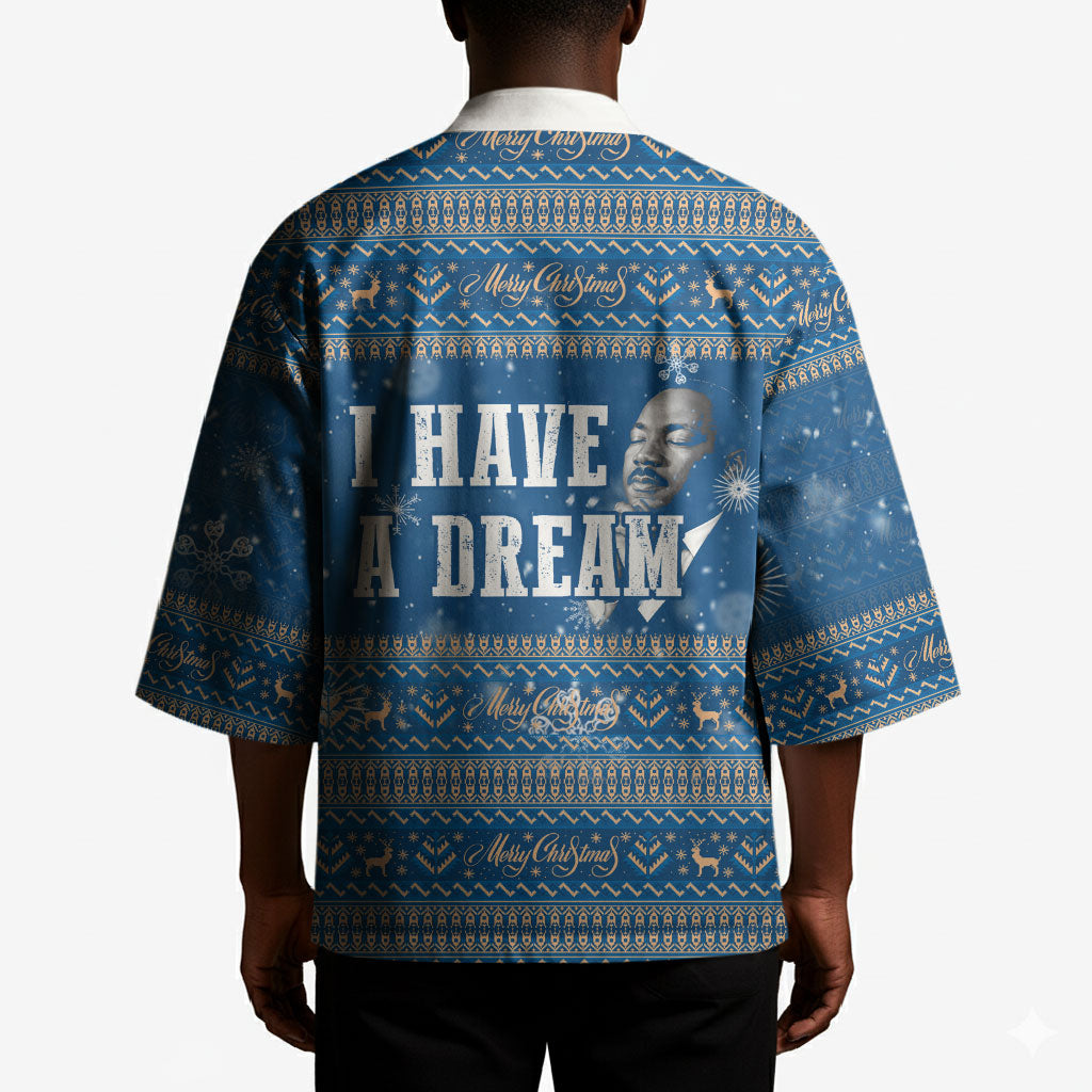 Martin Luther King Jr Christmas Kimono I Have A Dream Quote Ugly Sweater Knitted Pattern