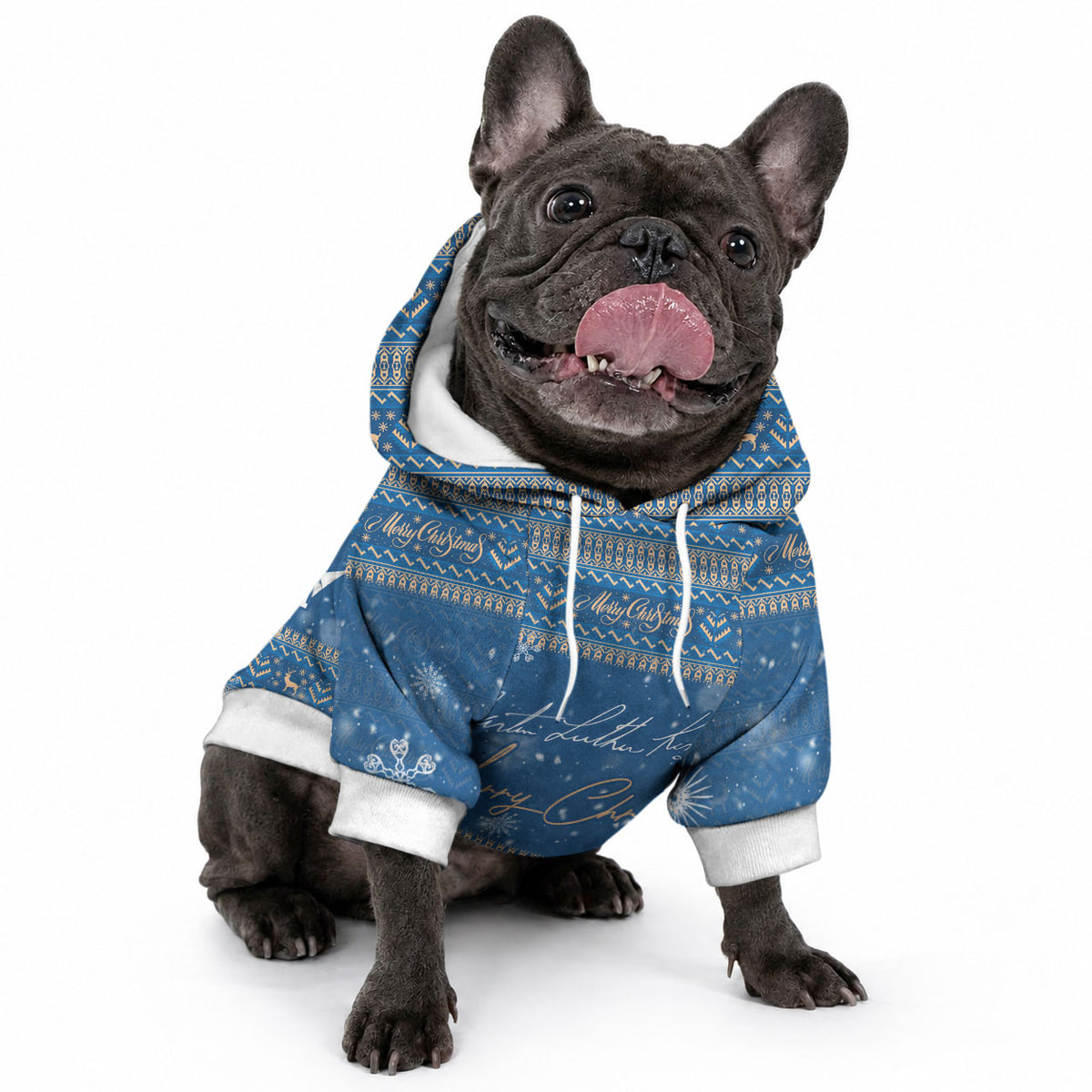 Martin Luther King Jr Christmas Pet Hoodie I Have A Dream Quote Ugly Sweater Knitted Pattern