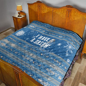 Martin Luther King Jr Christmas Quilt I Have A Dream Quote Ugly Sweater Knitted Pattern