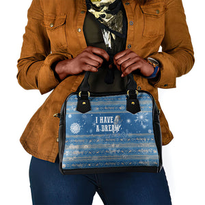 Martin Luther King Jr Christmas Shoulder Handbag I Have A Dream Quote Ugly Sweater Knitted Pattern