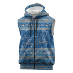 Martin Luther King Jr Christmas Sleeveless Zip Hoodie I Have A Dream Quote Ugly Sweater Knitted Pattern