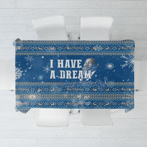Martin Luther King Jr Christmas Tablecloth I Have A Dream Quote Ugly Sweater Knitted Pattern