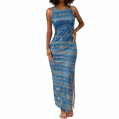 Martin Luther King Jr Christmas Tank Maxi Dress I Have A Dream Quote Ugly Sweater Knitted Pattern