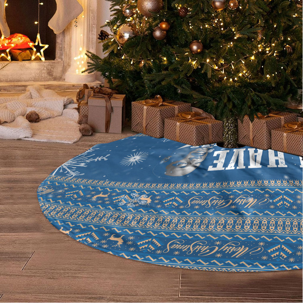 Martin Luther King Jr Christmas Tree Skirt I Have A Dream Quote Ugly Knitted Pattern
