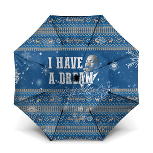 Martin Luther King Jr Christmas Umbrella I Have A Dream Quote Ugly Sweater Knitted Pattern