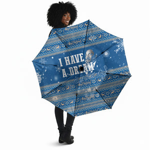 Martin Luther King Jr Christmas Umbrella I Have A Dream Quote Ugly Sweater Knitted Pattern