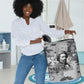 Frederick Douglass Christmas Laundry Basket Vintage Portrait Vintage Newspaper Collage Liberty Bell