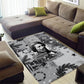 Frederick Douglass Christmas Area Rug Vintage Portrait Vintage Newspaper Collage Liberty Bell