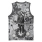 Frederick Douglass Christmas Basketball Jersey Vintage Portrait Vintage Newspaper Collage Liberty Bell