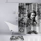 Frederick Douglass Christmas Bathroom Set Vintage Portrait Vintage Newspaper Collage Liberty Bell