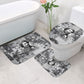 Frederick Douglass Christmas Bathroom Set Vintage Portrait Vintage Newspaper Collage Liberty Bell
