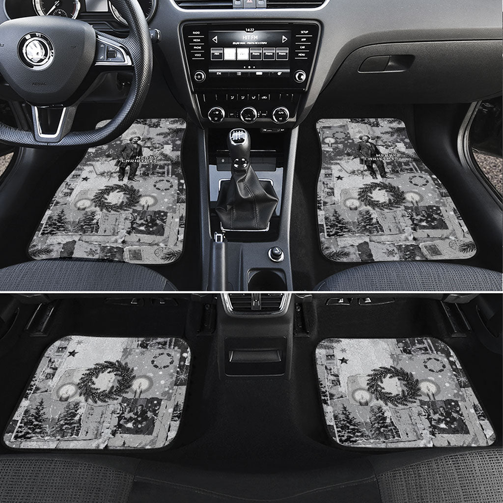 Frederick Douglass Christmas Car Mats Vintage Portrait Vintage Newspaper Collage Liberty Bell