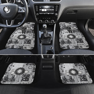 Frederick Douglass Christmas Car Mats Vintage Portrait Vintage Newspaper Collage Liberty Bell