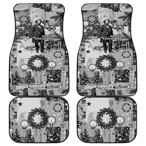 Frederick Douglass Christmas Car Mats Vintage Portrait Vintage Newspaper Collage Liberty Bell
