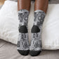 Frederick Douglass Christmas Crew Socks Vintage Portrait Vintage Newspaper Collage Liberty Bell