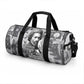 Frederick Douglass Christmas Duffle Bag Vintage Portrait Vintage Newspaper Collage Liberty Bell