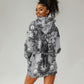 Frederick Douglass Christmas Hoodie Dress Vintage Portrait Vintage Newspaper Collage Liberty Bell