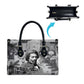 Frederick Douglass Christmas Leather Bag Vintage Portrait Vintage Newspaper Collage Liberty Bell