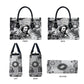 Frederick Douglass Christmas Leather Bag Vintage Portrait Vintage Newspaper Collage Liberty Bell