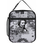Frederick Douglass Christmas Lunch Bag Vintage Portrait Vintage Newspaper Collage Liberty Bell