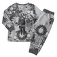 Frederick Douglass Christmas Pajama Set Vintage Portrait Vintage Newspaper Collage Liberty Bell