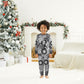 Frederick Douglass Christmas Pajama Set Vintage Portrait Vintage Newspaper Collage Liberty Bell