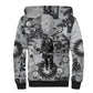 Frederick Douglass Christmas Sherpa Hoodie Vintage Portrait Vintage Newspaper Collage Liberty Bell