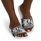 Frederick Douglass Christmas Slide Sandals Vintage Portrait Vintage Newspaper Collage Liberty Bell
