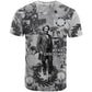 Frederick Douglass Christmas T shirt Vintage Portrait Vintage Newspaper Collage Liberty Bell