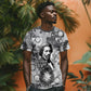 Frederick Douglass Christmas T shirt Vintage Portrait Vintage Newspaper Collage Liberty Bell