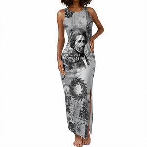 Frederick Douglass Christmas Tank Maxi Dress Vintage Portrait Vintage Newspaper Collage Liberty Bell