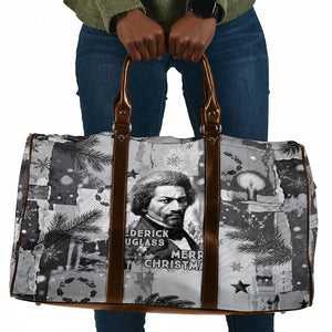 Frederick Douglass Christmas Travel Bag Vintage Portrait Vintage Newspaper Collage Liberty Bell