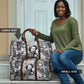 Frederick Douglass Christmas Travel Bag Vintage Portrait Vintage Newspaper Collage Liberty Bell