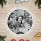 Frederick Douglass Christmas Tree Skirt Vintage Portrait Vintage Newspaper Collage Liberty Bell