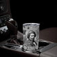 Frederick Douglass Christmas Tumbler Cup Vintage Portrait Vintage Newspaper Collage Liberty Bell