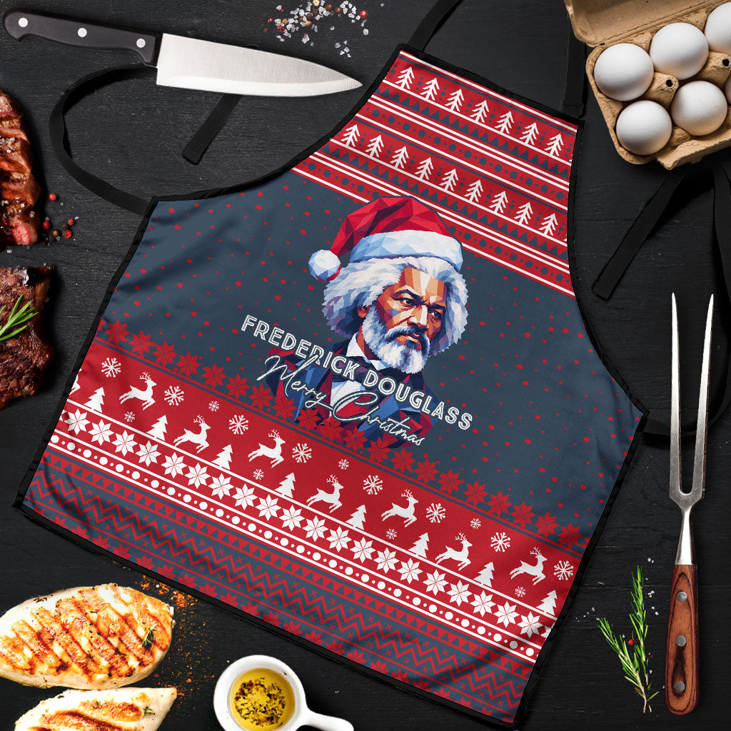 Frederick Douglass Christmas Apron Power Concedes Nothing Quote Ugly Sweater Knitted Pattern