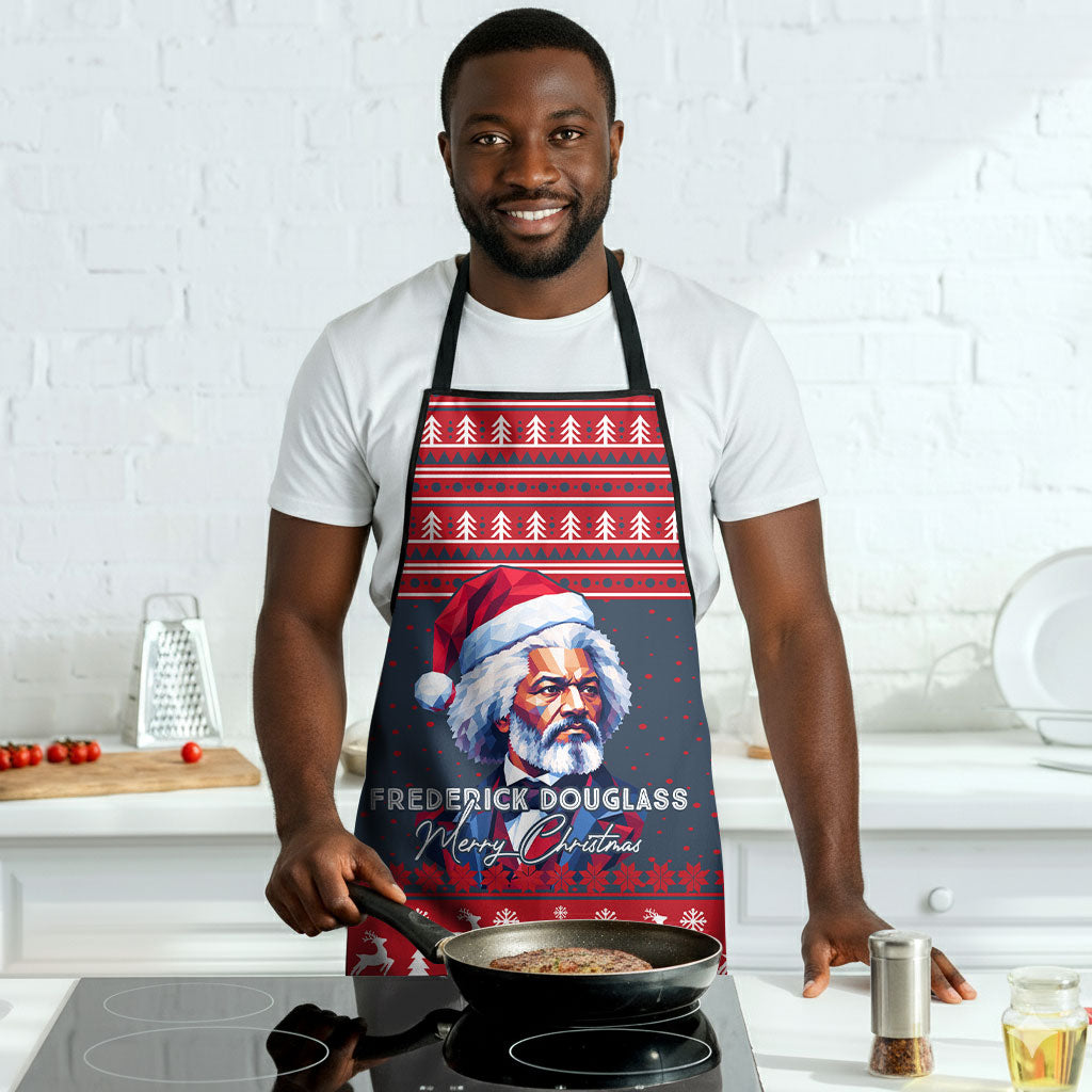 Frederick Douglass Christmas Apron Power Concedes Nothing Quote Ugly Sweater Knitted Pattern