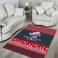 Frederick Douglass Christmas Area Rug Power Concedes Nothing Quote Ugly Sweater Knitted Pattern