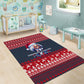 Frederick Douglass Christmas Area Rug Power Concedes Nothing Quote Ugly Sweater Knitted Pattern