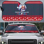 Frederick Douglass Christmas Auto Sun Shade Power Concedes Nothing Quote Ugly Sweater Knitted Pattern