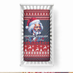 Frederick Douglass Christmas Baby Bed Cover Power Concedes Nothing Quote Ugly Sweater Knitted Pattern