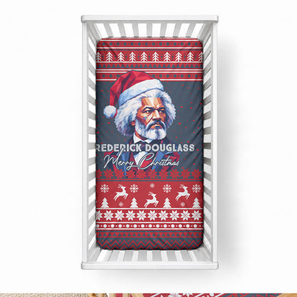 Frederick Douglass Christmas Baby Bed Cover Power Concedes Nothing Quote Ugly Sweater Knitted Pattern