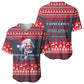 Frederick Douglass Christmas Baseball Jersey Power Concedes Nothing Quote Ugly Sweater Knitted Pattern