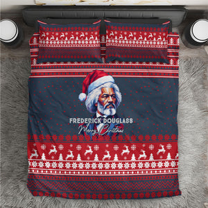 Frederick Douglass Christmas Bedding Set Power Concedes Nothing Quote Ugly Sweater Knitted Pattern